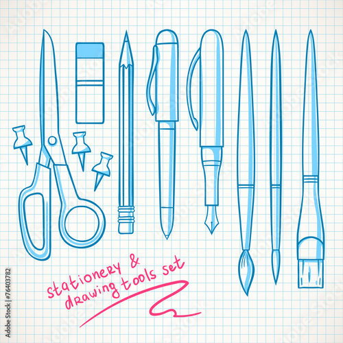 various stationery