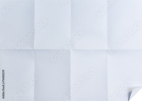 Wallpaper Mural white textured paper folded in eight Torontodigital.ca