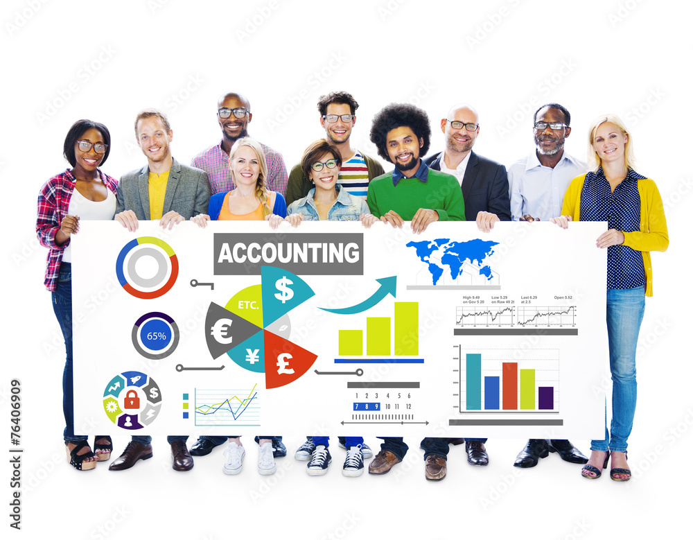 Obraz premium Accounting Analysis Banking Business Economy Financial Concept