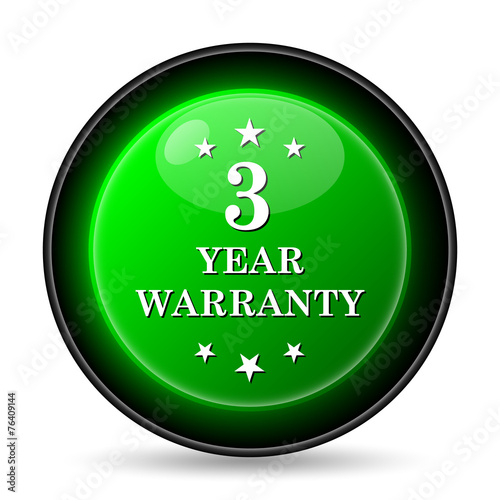 3 year warranty icon