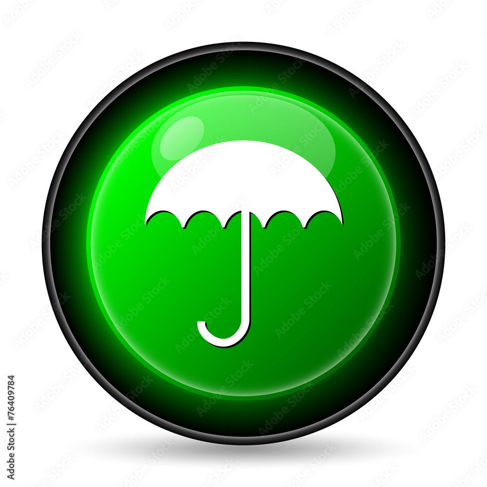 Umbrella icon. Internet button on white background.. Umbrella icon. Internet button on white background..