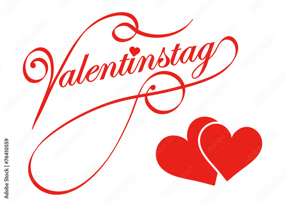 Valentinstag, 14. Februar, Herz, Herzchen, Liebe, Vektor, Karte