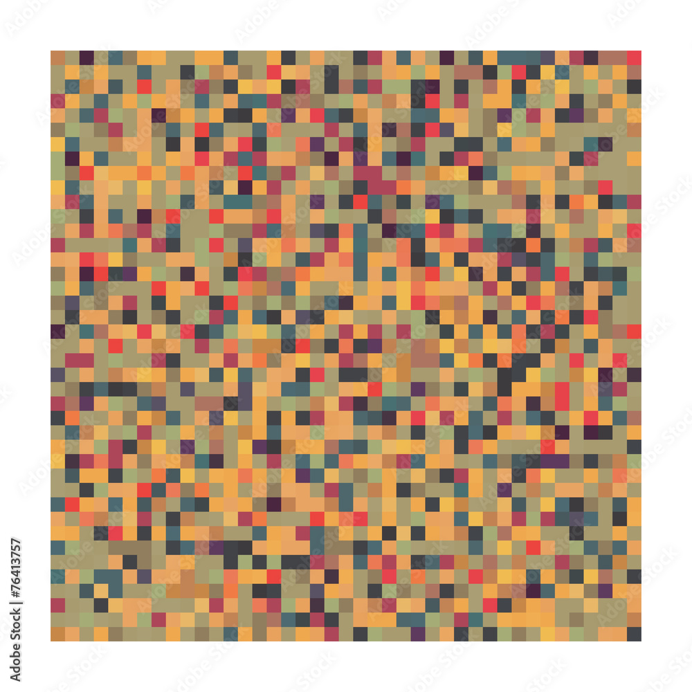 Pixel art pattern with a white border