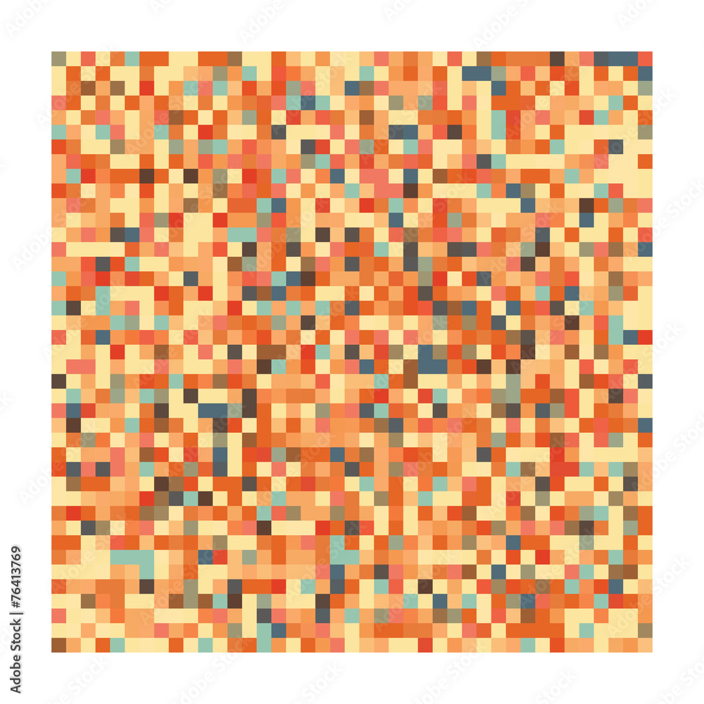 Pixel art pattern with a white border Pixel art pattern with a white border