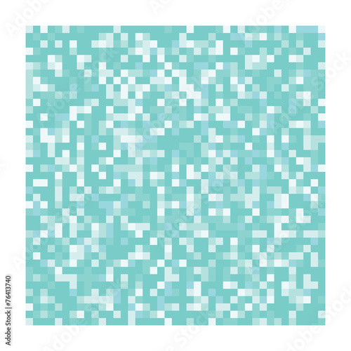 Pixel art blue pattern with a white border