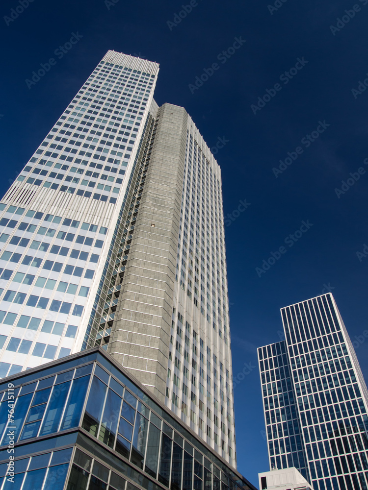 Obraz premium Office buildings in the center of Frankfurt, Germany