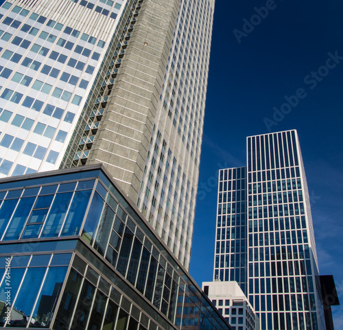 Office buildings in the center of Frankfurt  Germany