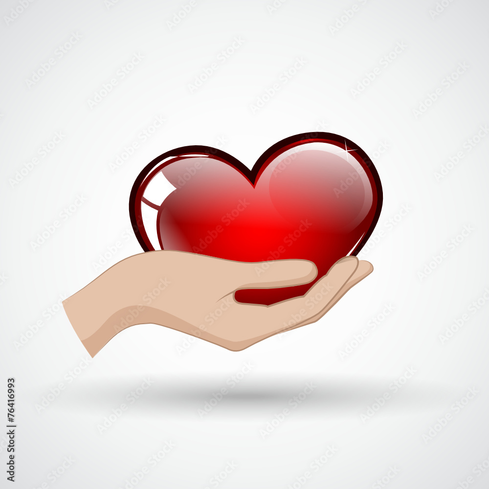 hand hält herz hand hält herz