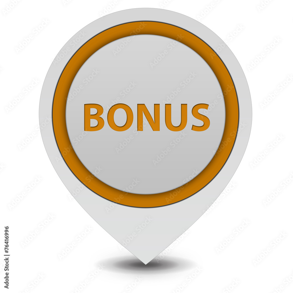 bonus pointer icon on white background bonus pointer icon on white background