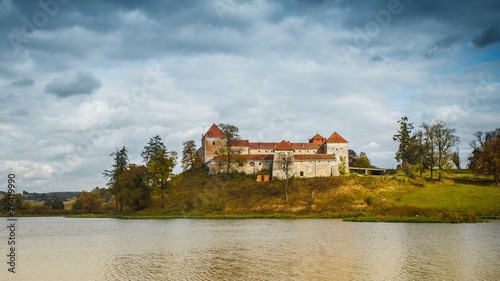 Castle by the lake