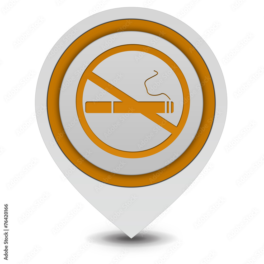 Cigarette pointer icon on white background Cigarette pointer icon on white background