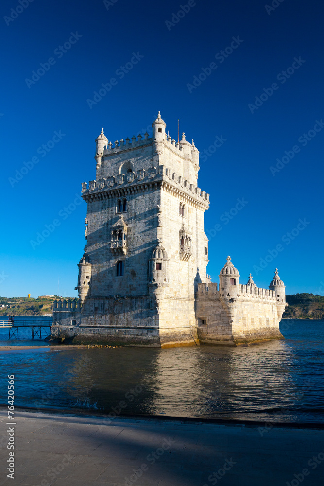 Belem Tower or the Tower of St Vincent in Lisbon
