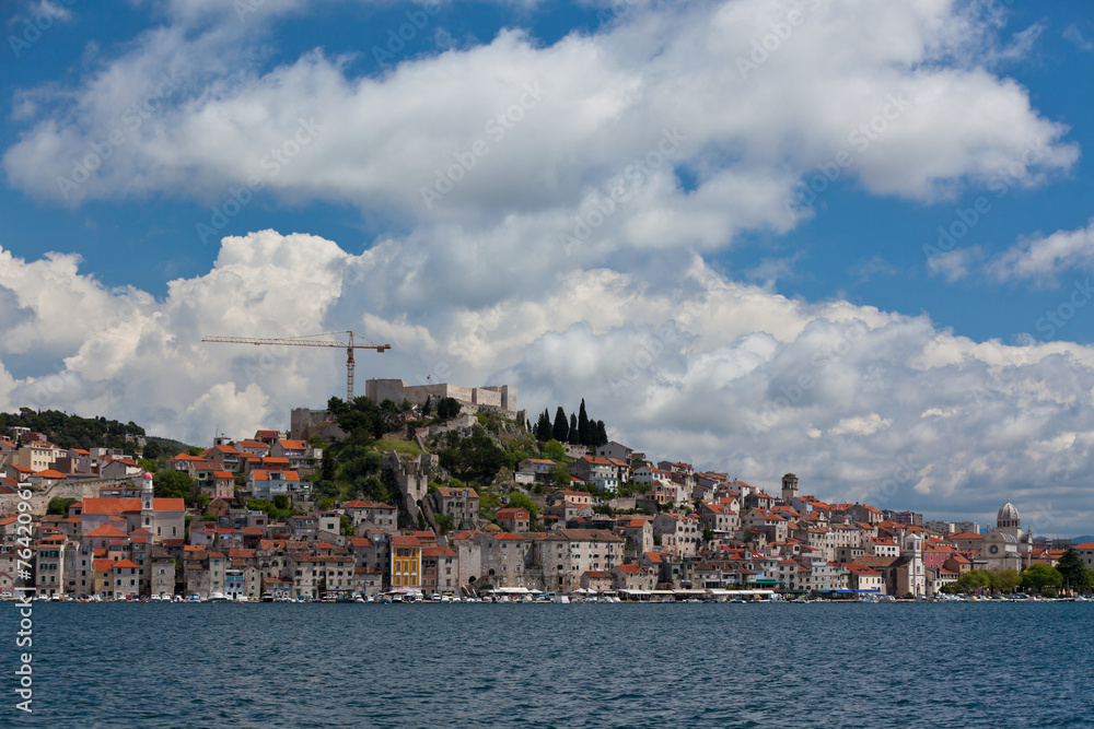 Obraz premium Sibenik, Croatia view from the sea
