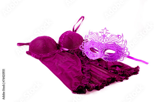 Sexy nightie and mask