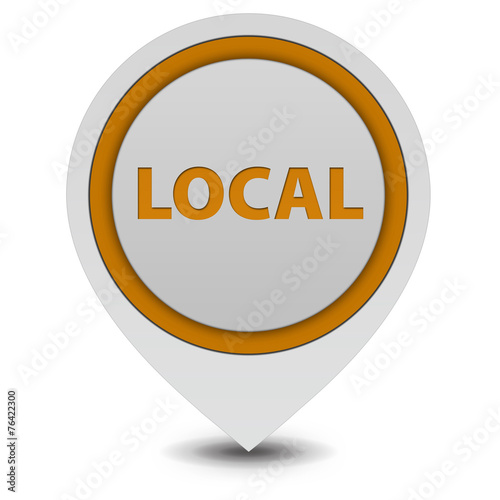 Local pointer icon on white background Free Download Local pointer icon on white background - GFXLoad