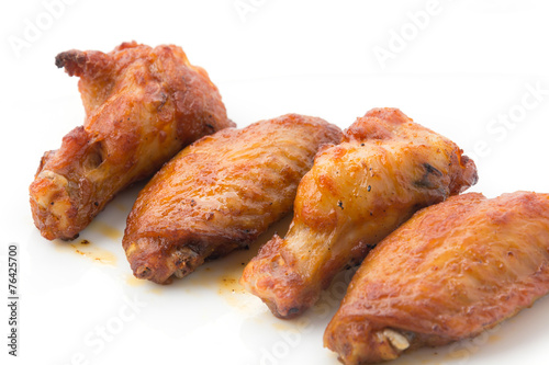 Chicken wings with barbeque sauce © topntp