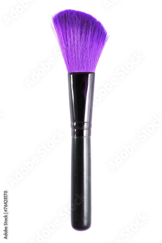 Natural colored professional makeup violet brush.