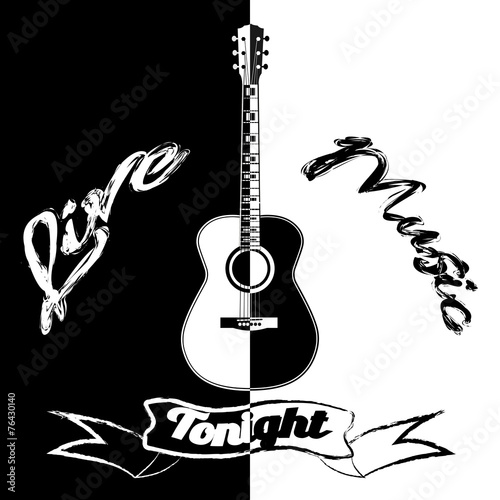Black and white acoustic