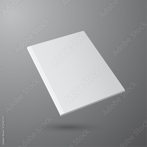 Blank empty magazine template