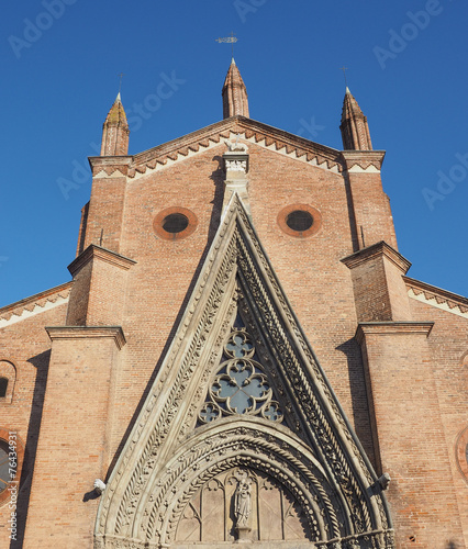 Schilderij op canvas Chieri Cathedral, Italy