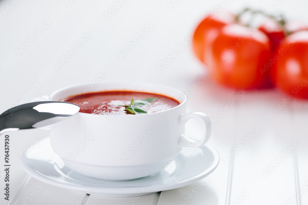 Fresh tomato soup Fresh tomato soup