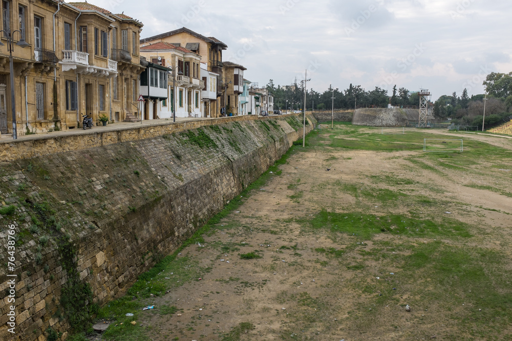 Cyprus - Old Venetian city wall in Nicosia, North Cyprus Cyprus - Old Venetian city wall in Nicosia, North Cyprus
