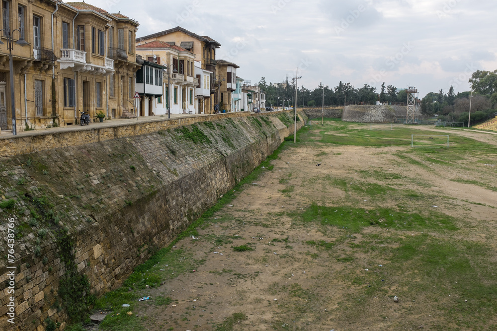 Cyprus - Old Venetian city wall in Nicosia, North Cyprus