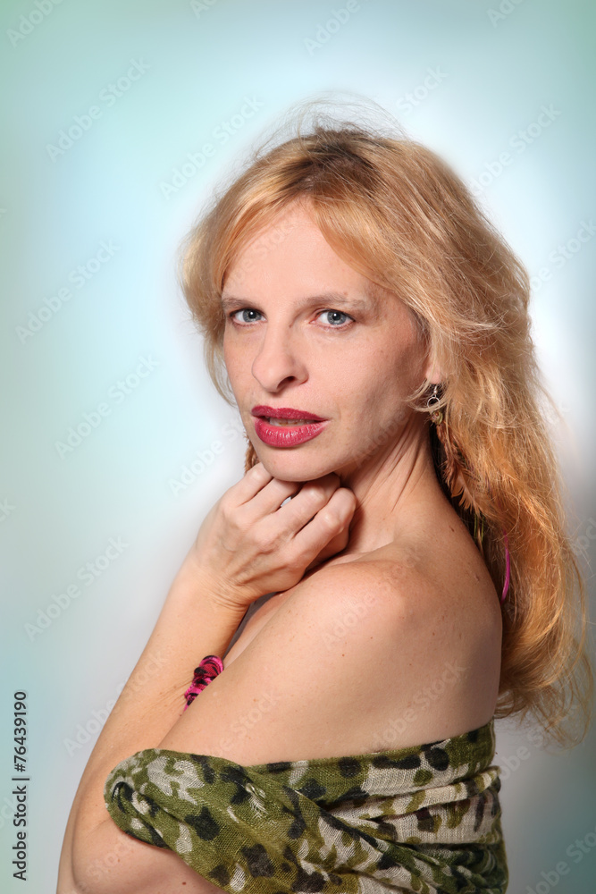 Beautiful blonde woman Beautiful blonde woman