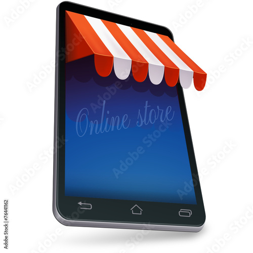 Online store in mobile device