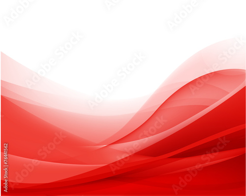 vector abstract red wavy background, wallpaper