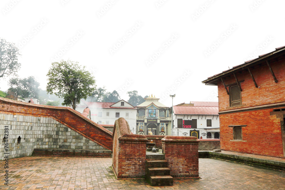 Small temple in front of  Pashupatinath temple, Nepal