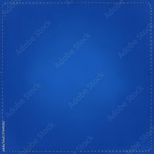 Blue textile background with seams