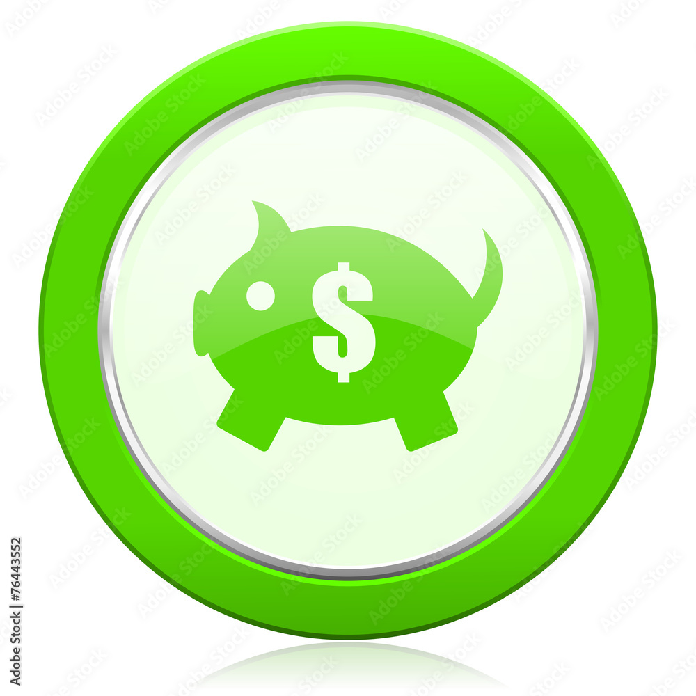 Fototapeta premium piggy bank icon