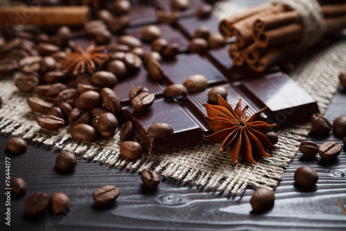 Spices and chocolate
