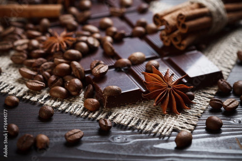 Spices and chocolate