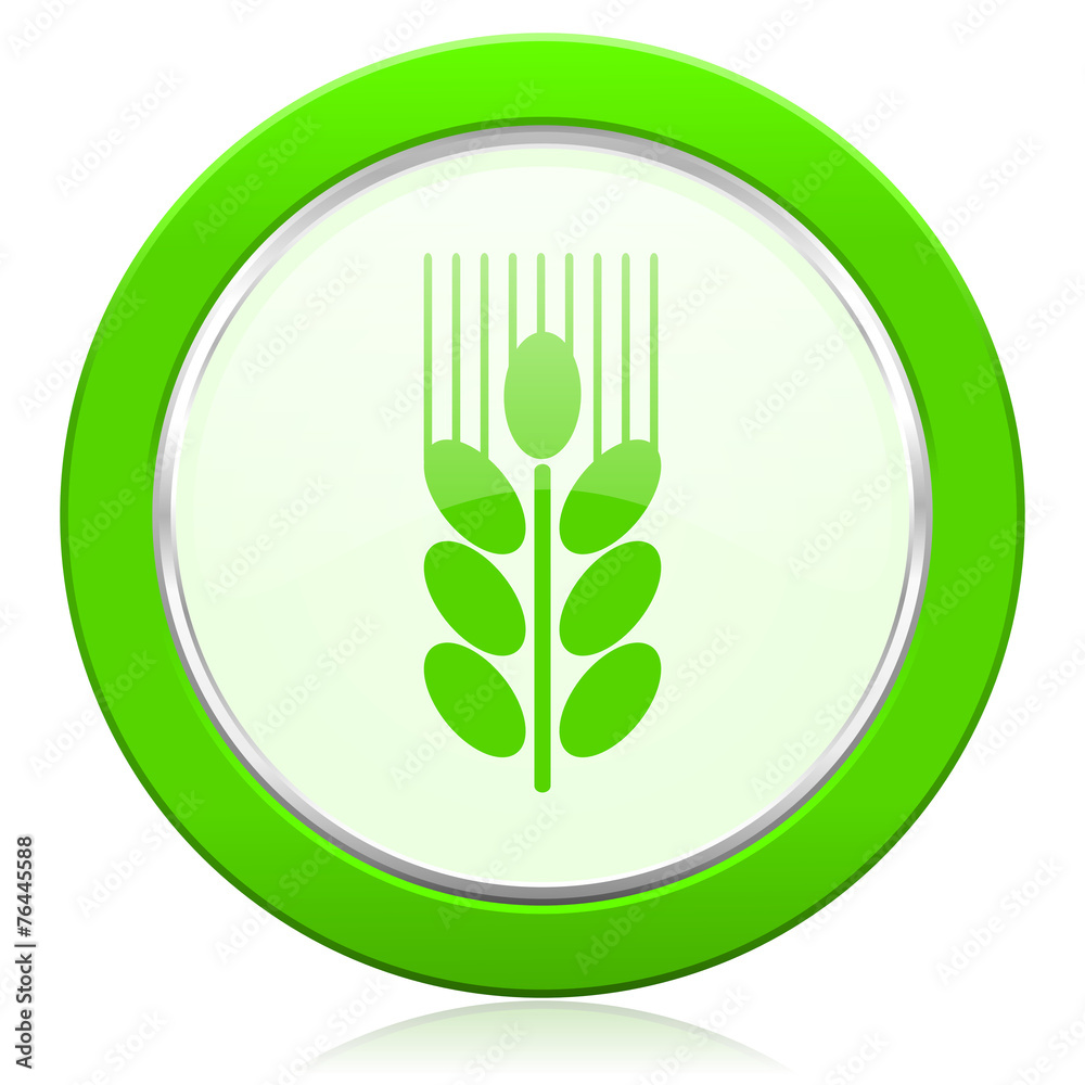 grain icon agriculture sign