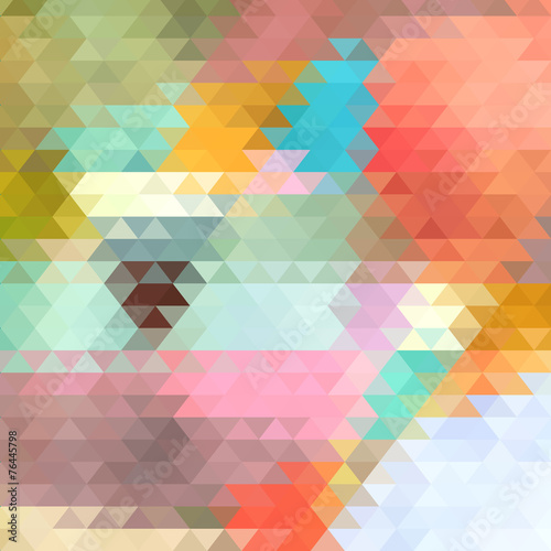 bright background of the triangles