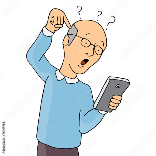 Senior Confused With Smartphone
