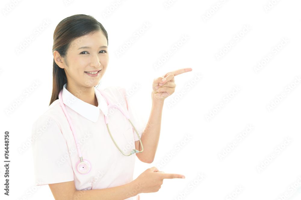 笑顔の看護師 笑顔の看護師