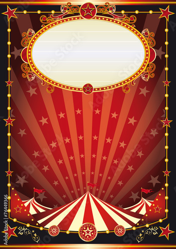 red and black circus background