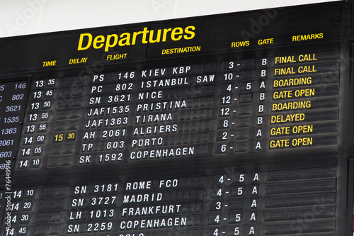 Terminal Info Board