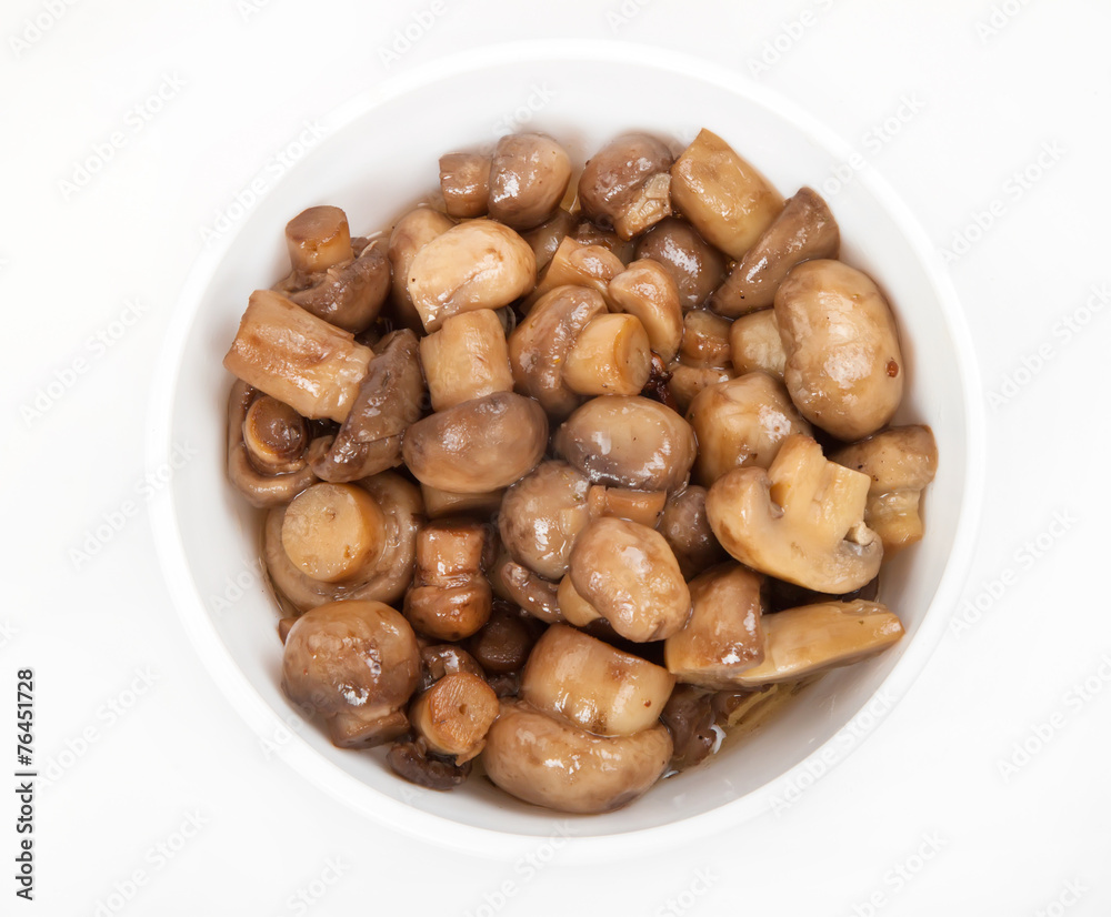 Mushrooms marinated with balsamic vinegar Mushrooms marinated with balsamic vinegar