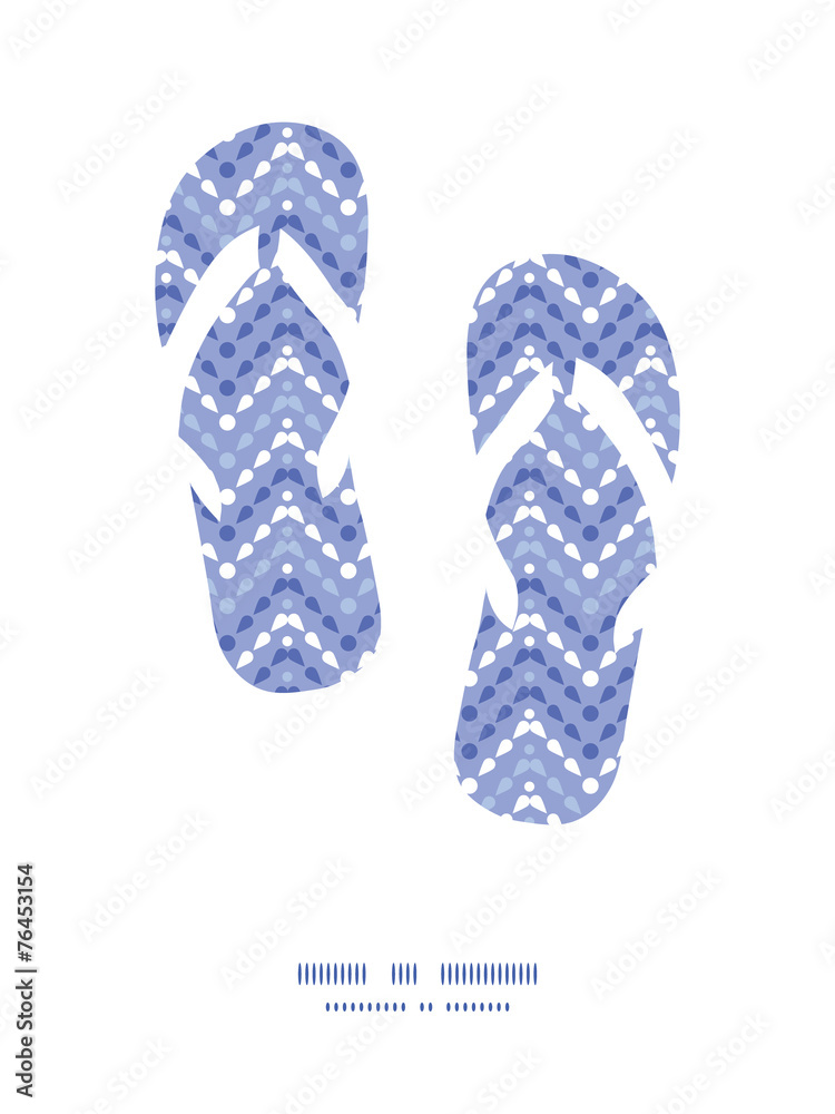 Vector purple drops chevron flip flops silhouettes pattern frame Vector purple drops chevron flip flops silhouettes pattern frame