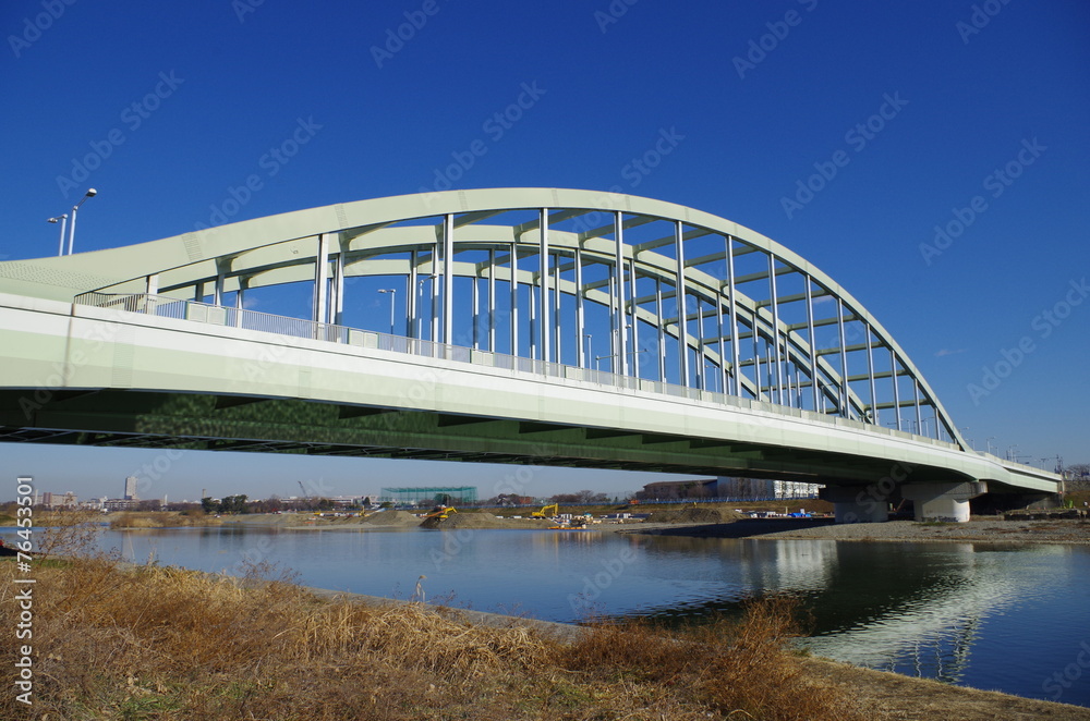 多摩川と多摩水道橋