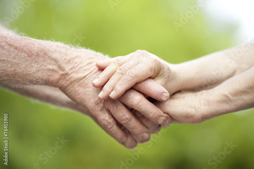 Senior Couple Hands