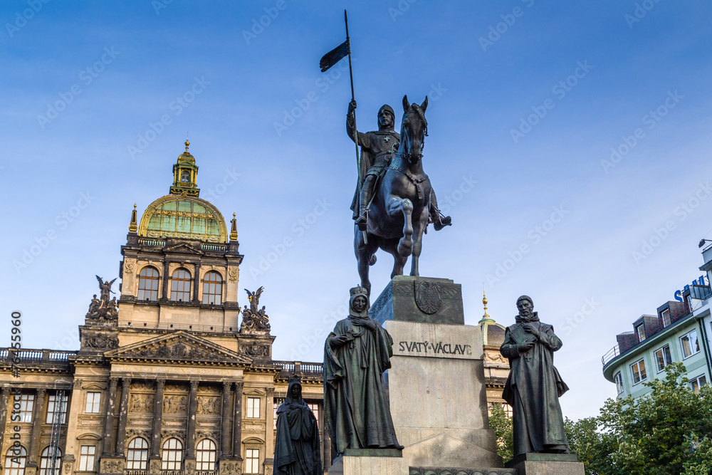 Naklejka premium Wenceslas Square in Prague