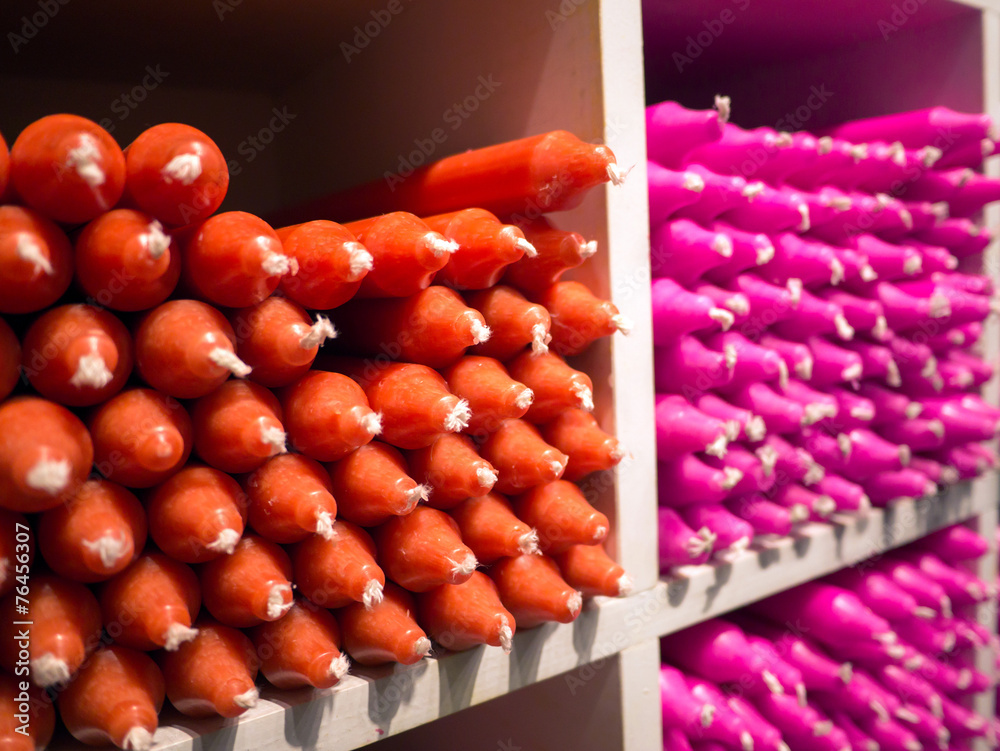 colorful candles