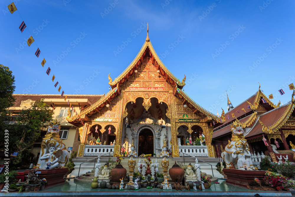 Obraz premium Wat Loi Kroh, Temple in Chiang Mai, Thailand