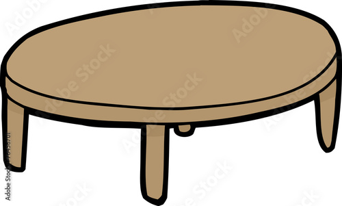 Single Wooden Table