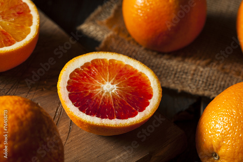 Organic Raw Red Blood Oranges
